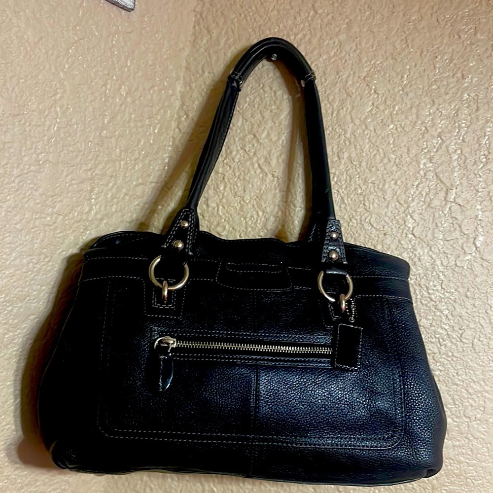 Black authentic Coach purse like new